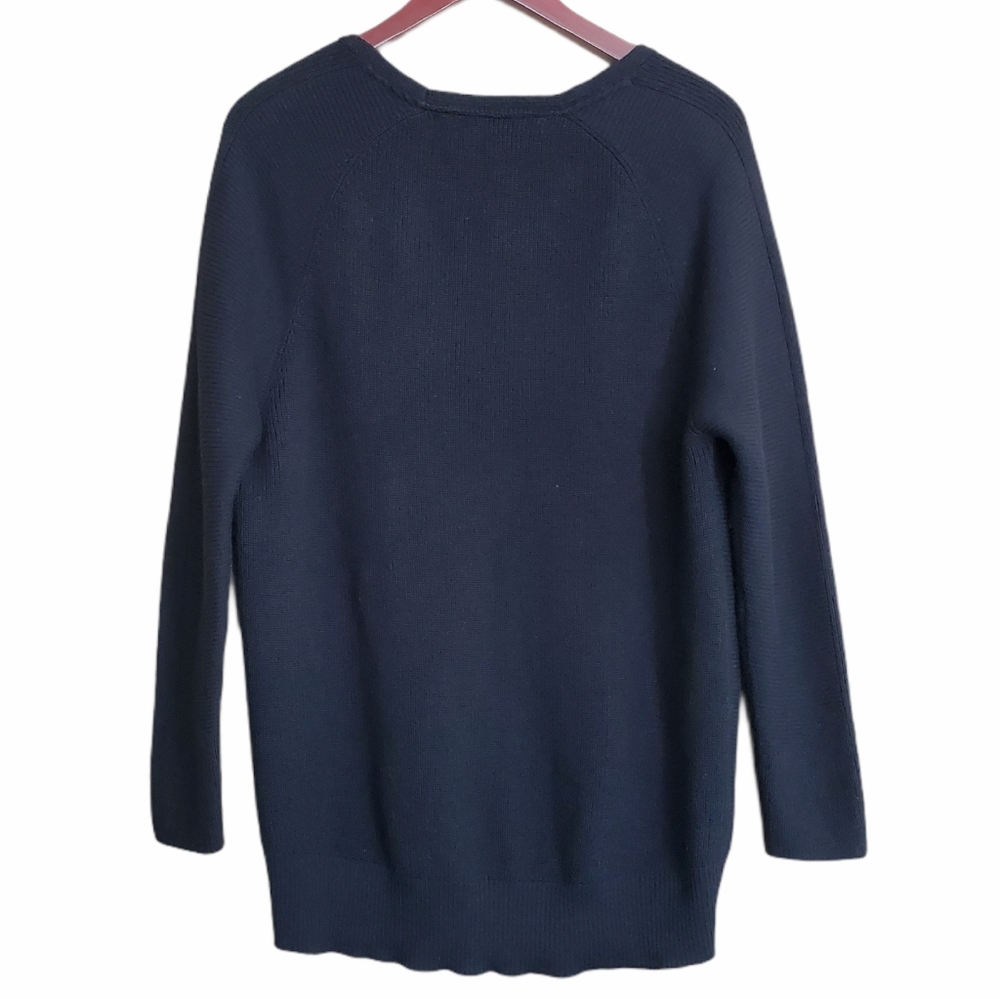 Athleta Hanover Sweater Wool Blend Black Medium - Picture 3 of 9